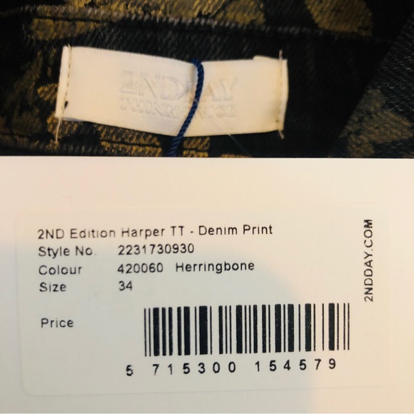 2NDDAY 2ND Edition Harper TT - Denim Print - Long-sleeved Shirt - Picture 6 of 15